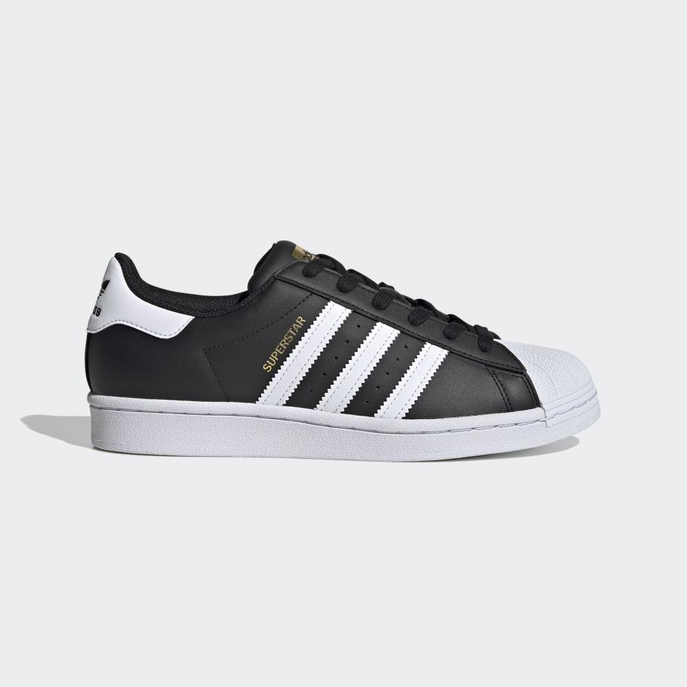 Adidas Women's Superstar Shell Toe Originals Shoes Black/White Ireland FV3286